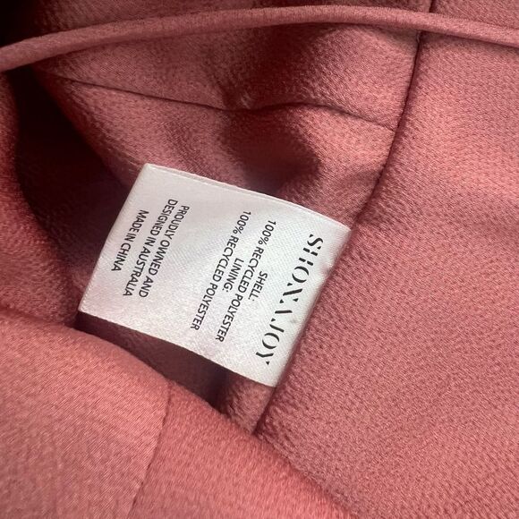 Shona Joy nwot LUXE COCKTAIL FRILL DRESS - ROSE - Picture 11 of 13